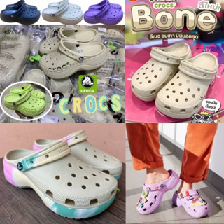 Crocs Classic Platform Clog 1.6” 🐻 #รองเท้าแตะ รองเท้าเพื่อสุขภาพ #crocsส้นสูง