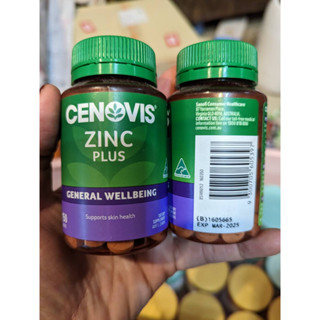 Cenovis Zinc Plus 150 Tablets support skin health and maintain healthy immune system function.