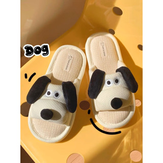 WP05/WP08 - Puppies Couple Slipper - รองเท้าใส่ในบ้าน รองเท้าสลิปเปอร์ (ผู้ชาย และ ผู้หญิง)