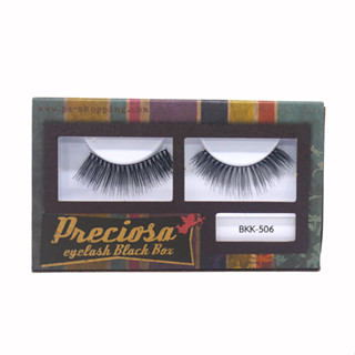 AE20-6 : PRECIOSA Eyelash Black Box ขนตาพีโคซ่า BKK-506 กล่องกระดาษ PS159 W.30 รหัส AE20-6