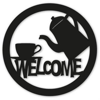 [FudFudAR] ฝุด-ฝุด-อะ ป้ายร้านกาแฟ แบบที่ 15 ตกแต่งร้านกาแฟ ติดผนังร้าน มุมกาแฟ ตกแต่งบ้าน ติดผนังสวยๆ Coffee Welcome