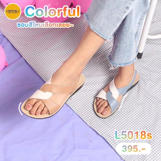 VIDVIEW !!ลดสนั่น!! รองเท้ารัดส้นหญิง Deblu L5018s เพื่อสุขภาพ แฟชั่น เบอร์ 36-44 สายเป็นยางยืดรัดข้อเท้า มีไซส์ใหญ่