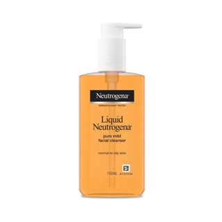 Liquid  Neutrogena® 150 ml. สบู่เหลวล้างหน้าทำความสะอาดหมดจดไม่แห้งตึง อ่อนโยนทุกสภาพผิว