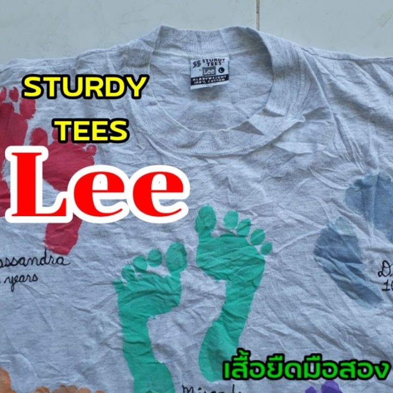 เสื้อยืดมือสอง sturdy tees lee !!