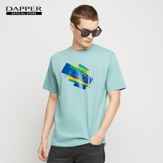 DAPPER เสื้อยืด Flying Bird Logo Print สีเขียว (KRBG1/613RS)