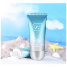 ครีมกันแดดนมวัว กันแดดหน้า UV SPF50+ กันเหงื่อ กันน้ำ บางเบา ซึมเร็ว เกลี่ยง่าย สบายผิว *SPUV