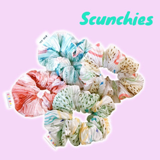 Pleated Scrunchies โดนัดมัดผมผ้าพลีท