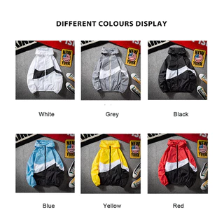 เสื้อแจ็กเก็ตลําลอง ป้องกันแดด แบบบาง ระบายอากาศได้ดี สําหรับผู้ชาย