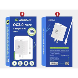 UEELR UC20 เครื่องชาร์จเร็ว QC3.0 18W