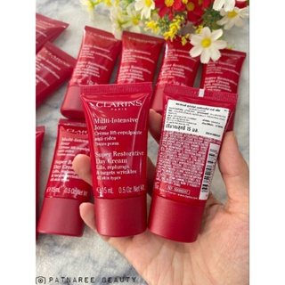 Clarins Super Restorative Day All Skin Types 15ml ป้ายไทย