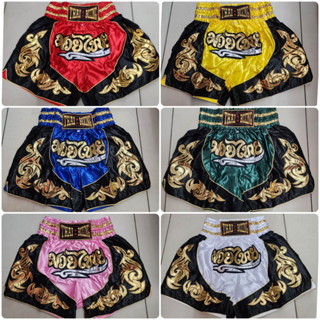 กางเกงมวยไทยของผู้ใหญ่ กางเกงไทย มีไซส์  M ถึง XL  Thai Boxing shorts