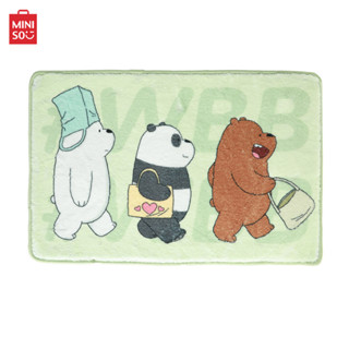 MINISO พรมเช็ดเท้า พรมกำมะหยี่ พรม We Bare Bears Collection 5.0 Plush