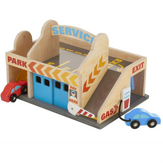 [2-4ชั้น] ที่จอดรถ ที่ล้างรถ &amp; ปั๊มน้ำมัน เติมน้ำมัน Melissa &amp; Doug Service Station Set หลากรุ่น 9271/4607 วิวดีใน Amazon USA ลูกเล่นเพียบ สนุกกับรถ