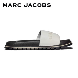 MARC JACOBS THE LEATHER SLIDE M9002407140 COTTON WHITE