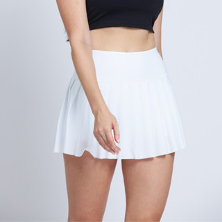 [Peaches active] Luxeflex Pleated Skirt (stockholm) - กระโปรงพลีทสีขาว/กระโปรงเทนนิส