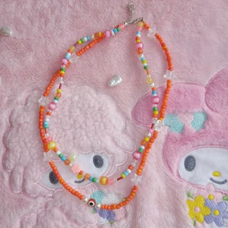 ☆✰ 𝕔𝕣𝕦𝕖𝕝 𝕤𝕦𝕞𝕞𝕖𝕣 ✰☆สร้อยคอลูกปัด handmade