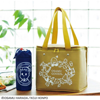 OSAMU GOODS® ถุงเก็บความเย็นแบบกล่องความจุขนาดใหญ่ &amp; ที่ใส่ขวด PET ระบายความร้อน