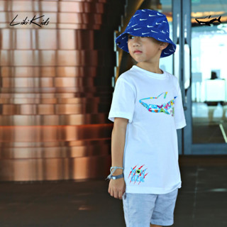 LIKI KIDS X Monster ลายการ์ตูน Moster มาใหม่จ้า สีสดใส น่ารักมาก ผ้านิ่ม ใส่สบาย ลายไม่ซ้ำใคร  ใส่ได้ทั้งน้องผู้หญิงและน
