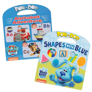 [มีปุ่มกดดึงดูด Paw Patrol] หนังสือปุ่มกด A-Z Paw Patrol x Melissa &amp; Doug Poke-A-Dot - Alphabet Adventure ปุ่มกดมีเสียงดัง แป๊กๆ รีวิวดีใน Amazon USA  หลากรุ่น 33263/33006 Blues