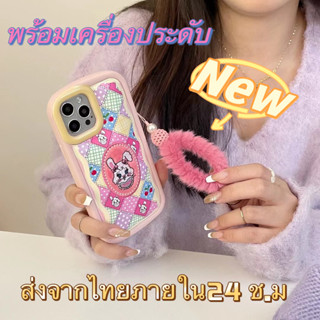 🖤ส่งจากไทยใน24ชม.🖤เคสไอโฟน 14 13 12 11 Pro Max เคส iPhone 11 กระต่าย พร้อมเครื่องประดับ พกง่ายๆ การป้องกันการตก Case