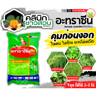 🥬 อะทราซีน(เม็ด) ตราหมาแดง (อะทราซีน90%WG) บรรจุ 900กรัม คุมก่อนวัชพืชใบแคบงอกในไร่อ้อย