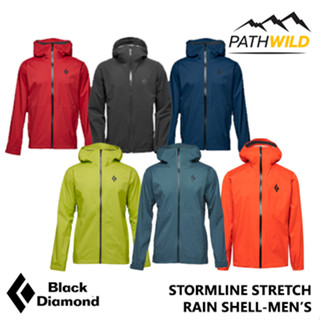 เสื้อแจ็คเก็ตกันฝน BLACK DIAMOND STORMLINE STRETCH RAIN SHELL-MEN’S น้ำหนักเบา ระบายอากาศได้ เหมาะกับการเดินป่า วิ่งเทรล