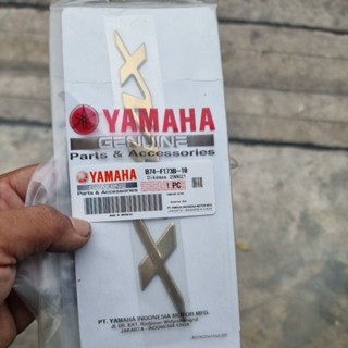 โลโก้Xmaxแท้ศูนย์Yamahaสีทองราคาต่อชิ้น(B74-F173B-10)