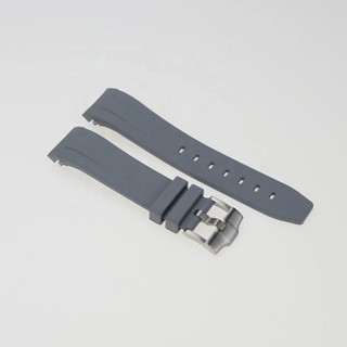 Grey Curved end Rubber strap for Skx and Srpd5 sports 22mm. From Jack Hypoxia