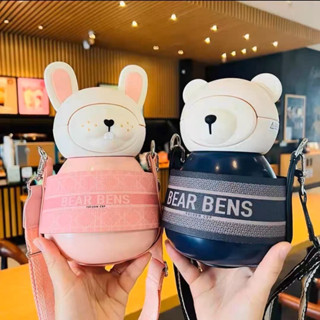 ⚡️ส่งภายใน48ชม.⚡️ขวดน้ำ Bear Ben รุ่นใหม่ ขวดน้ำเก็บอุณหภูมิขนาด 850ml ขวดน้ำสแตนเลสขนาดพกพา