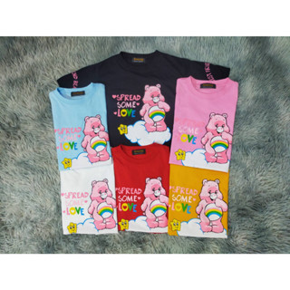 เสื้อคครอป หมีแคร์แบร์ก้อนเมฆ สีหวาน น่ารักๆ