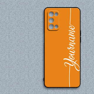 เคส OPPO A74 5G เคสพิมพ์ชื่อลายเซ็น ใส่ชื่อตัวเองได้ สีสันสดใส ขอบนิ่ม TPU