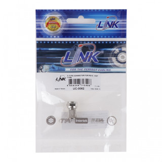 F Type connector LINK #UC-0062 ข้อต่อสาย RG6 (ชิ้น)