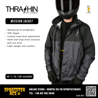 **ฟรีส่ง** Thrashin Supply - Weatherproof Mission Rain Gear เสื้อ กางเกง กันลม กันฝน คุณภาพสูง