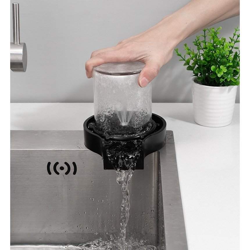 เครื่องทําความสะอาดแก้ว ถ้วยแก้ว Rinser สําหรับโรงแรมบาร์เบียร์ Pitcher