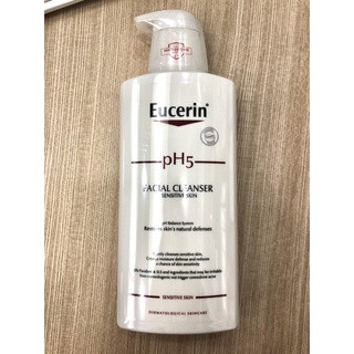 Eucerin facial cleanser เจลล้างหน้าสำหรับผิวแพ้ง่ายบอบบางสร้างเกราะความชุ่มชื้นให้ชั้นผิว ปราศจากสบู่ น้ำหอมและแอลกอฮอล์