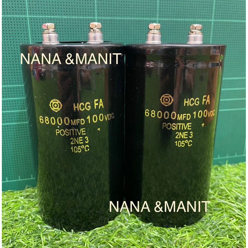 CAPACITOR 68000UF100V(VDC) SIZE:65x120MM (งานแท้)❗️พร้อมส่งในไทย🇹🇭ชิ้นละ