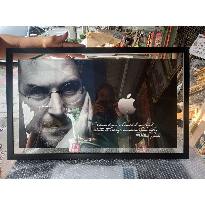 โปสเตอร์ติดผนัง Steve Jobs พร้อมเข้ากรอบ