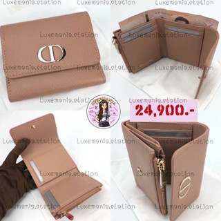 👜: New!! Dior Compact 30 Montaigne Lotus Wallet‼️ก่อนกดสั่งรบกวนทักมาเช็คสต๊อคก่อนนะคะ‼️