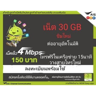 ซิมเน็ตaisไม่ลดสปีดเร็ว4mbps