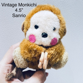 #ตุ๊กตา​ #ลิง #monkichi #มังคิชิ #ขนาด4.5” #ป้ายSanrio Made in Japan #สภาพสมบูรณ์ #ลิขสิทธิ์แท้ #Monkey มือเป็นตีนตุ๊กแก