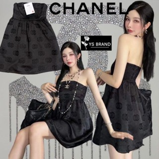 เสื้อเกาะอกChanel เย็บสมอคด้านหลังยืดได้เยอะ