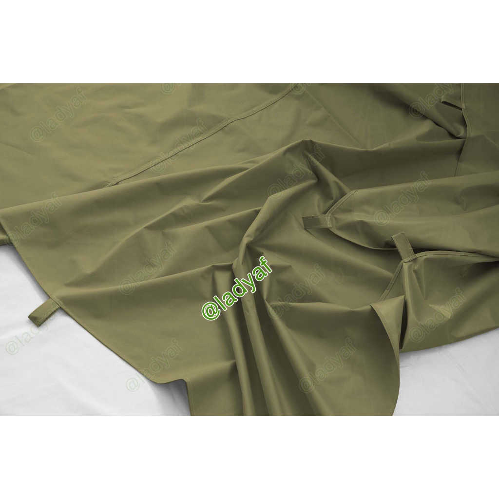 ผ้าใบ 600D แท้ เคลือบPVC ขนาด 2x3 m. ผ้าใบกันฝน บังแดด (หูทุก1เมตรรอบผืน) - รูปที่ 3