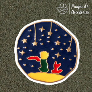 ʕ •ᴥ•ʔ ✿ พร้อมส่ง : เข็มกลัดลายเจ้าชายน้อย | The Little Princess - Le Petit Prince Enamel Brooch Pin.