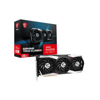 VGA (การ์ดจอแสดงผล) MSI AMD Radeon RX 7900 XT GAMING TRIO CLASSIC 20G WARRANTY 3Y