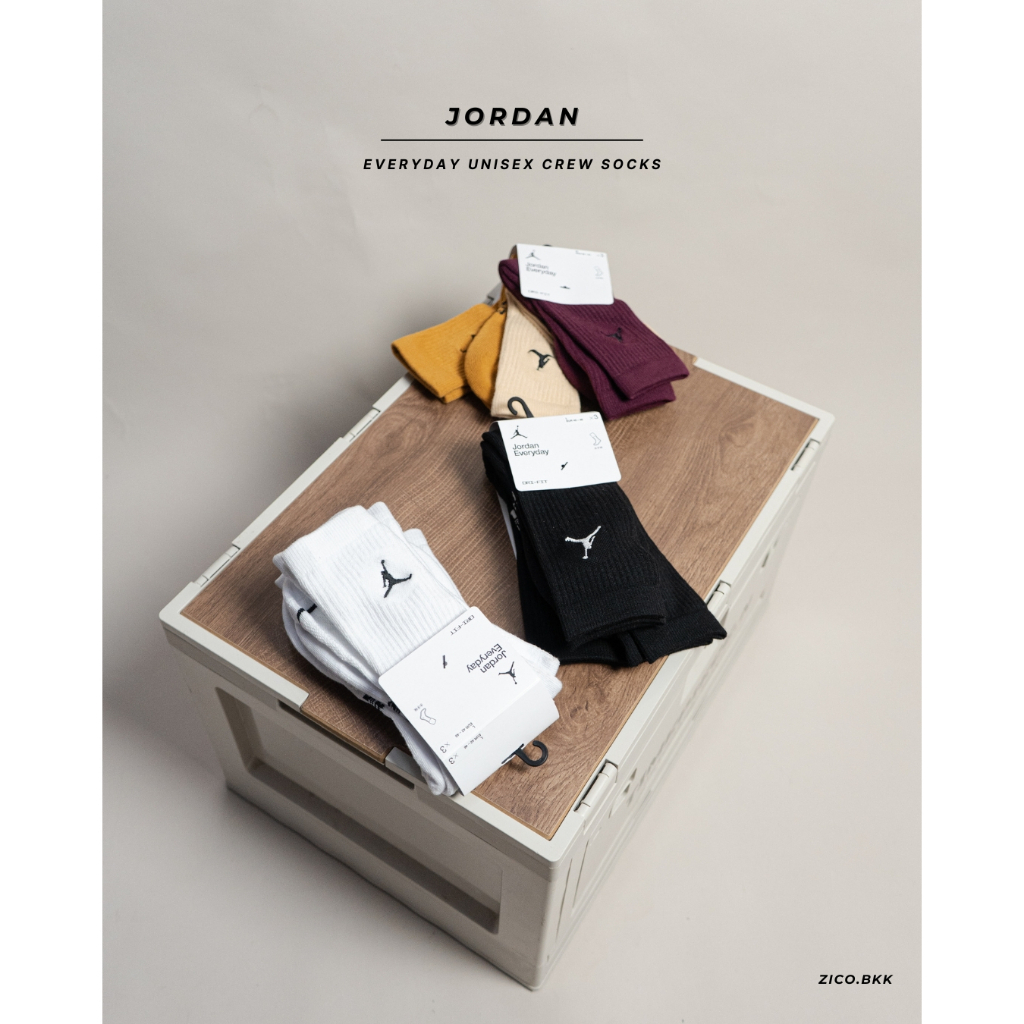 Jordan Everyday Unisex Crew Socks (SX5545, DX9632)