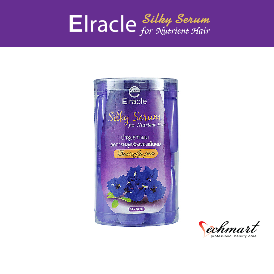Elracle Silky Serum  for Nutrient Hair Butterfly Pea