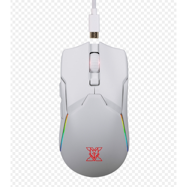 Nubwo X58 WIRELESS & WIRED MACRO เมาส์เกมมิ่งไร้สาย มีไฟ RGB ปรับ DPI ได้ ของแท้รับประกัน 2 ปี