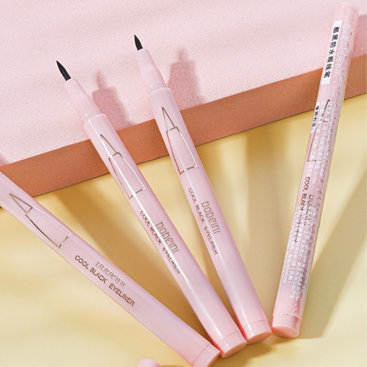 Suake 919 อายไลเนอร์หัวสลิม 0.1 มิล เส้นเล็กคม คอนโทรลง่าย แห้งไว กันน้ำ ติดทน ไม่แพนด้า Long Wear Black Eyeliner