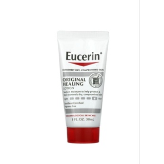 (ขนาด30ml) Eucerin Original Healing Lotion, Fragrance Free, 1 fl oz (30 ml)