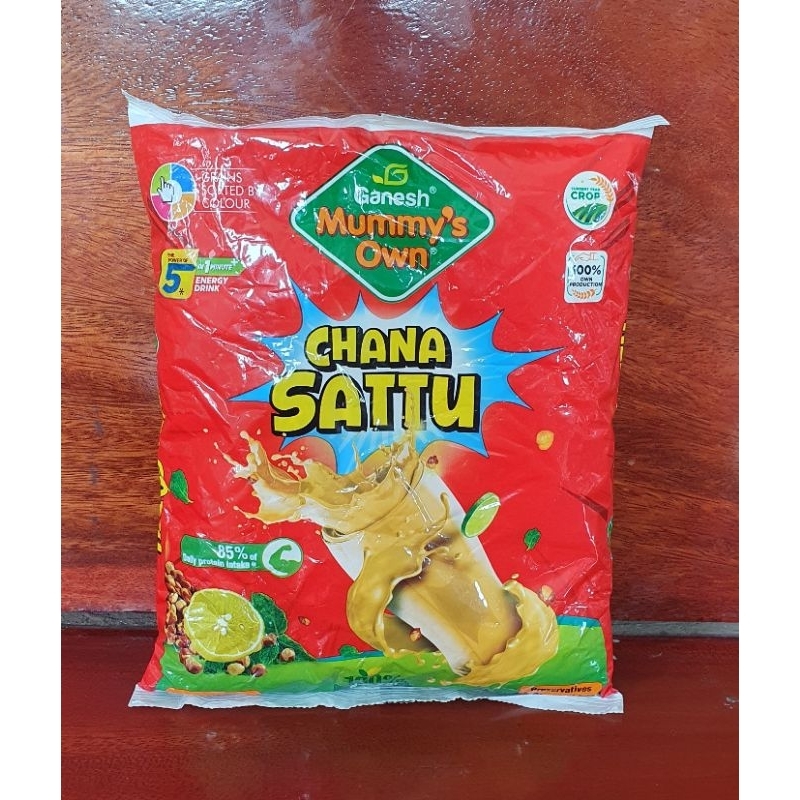 Chana Sattu (Ganesh)แป้งสาตุ แป้งถั่วลูกไก่ 500g